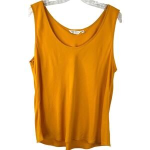 Jams World 50 Years Women's Yellow/Gold Tank Top Lightweight Causal Size Large